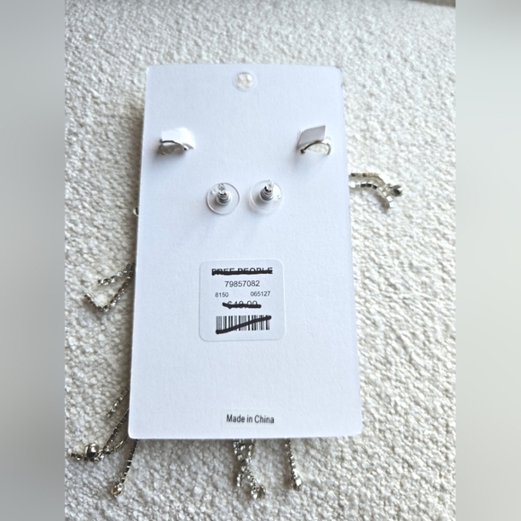 NEW!! Free People,  Comeback Kid Ear Party, Silver - NWT! - Picture 4 of 4